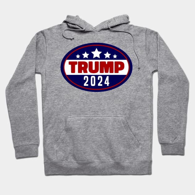 Trump 2024 Hoodie by MZeeDesigns